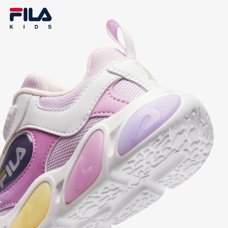 FILA KIDS FERRIS WHEEL HERITAGE Girl's Light-up Sneakers in Pink