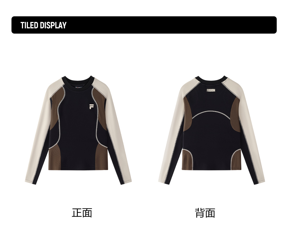 FILA FUSION INLINE URBAN TECH THE ART OF THE CITY NATURE Women Sweatshirt (Black)