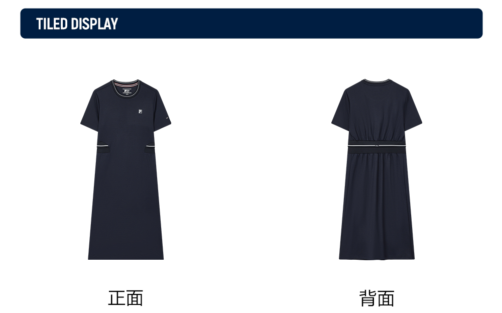 FILA CORE LIFESTYLE MODERN HERITAGE  DNA-FRENCH CHIC Women Dress (Navy)