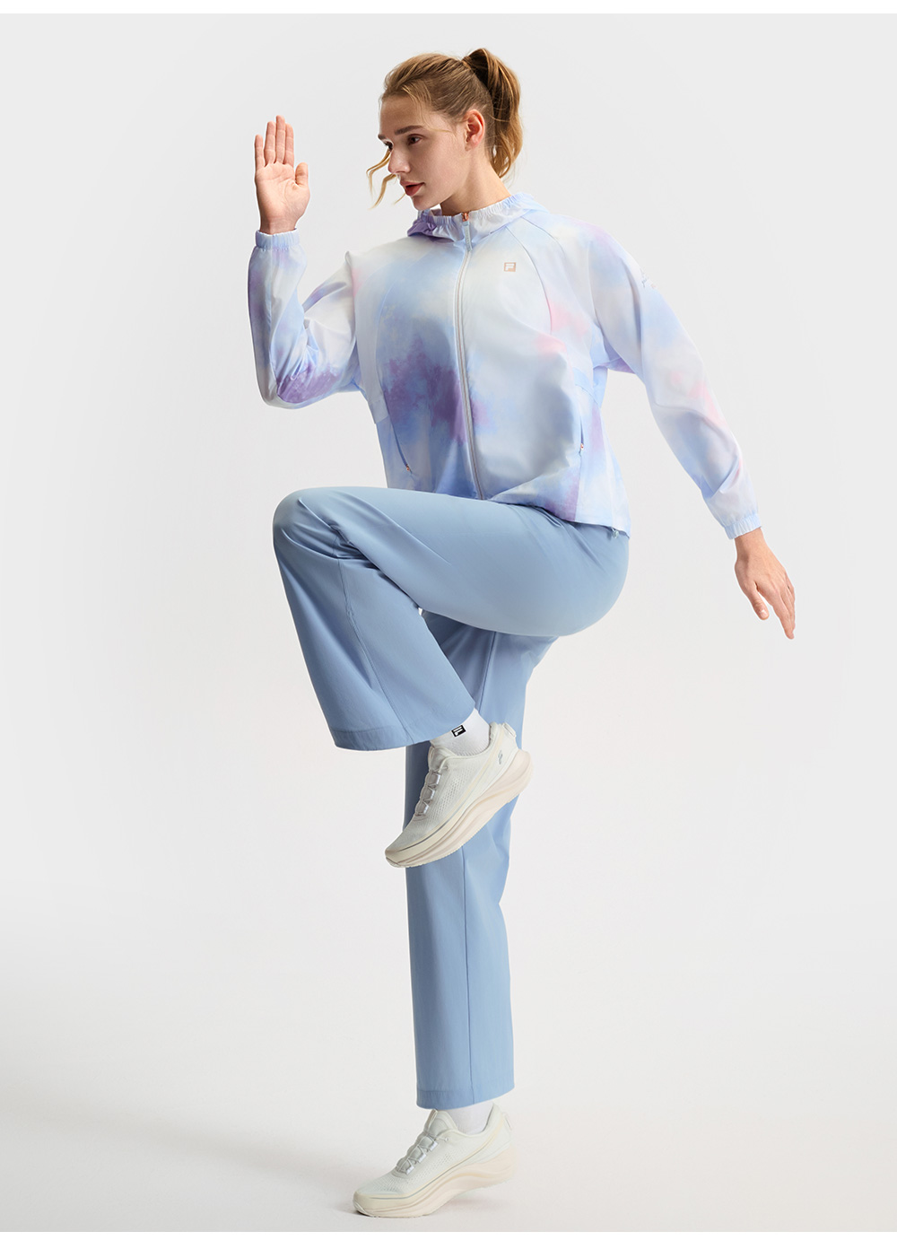 FILA CORE ATHLETICS FILA-FIT ARTE ELEGANTE Women Woven Jacket (Full Print)