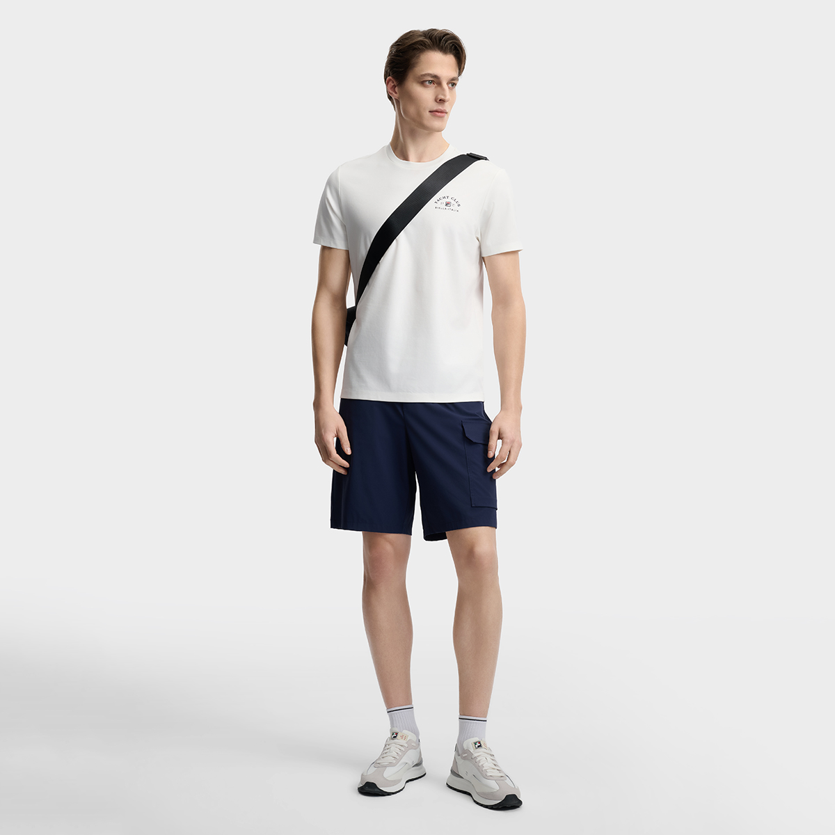 FILA MEN'S HERITAGE Knitted Short Sleeve Top