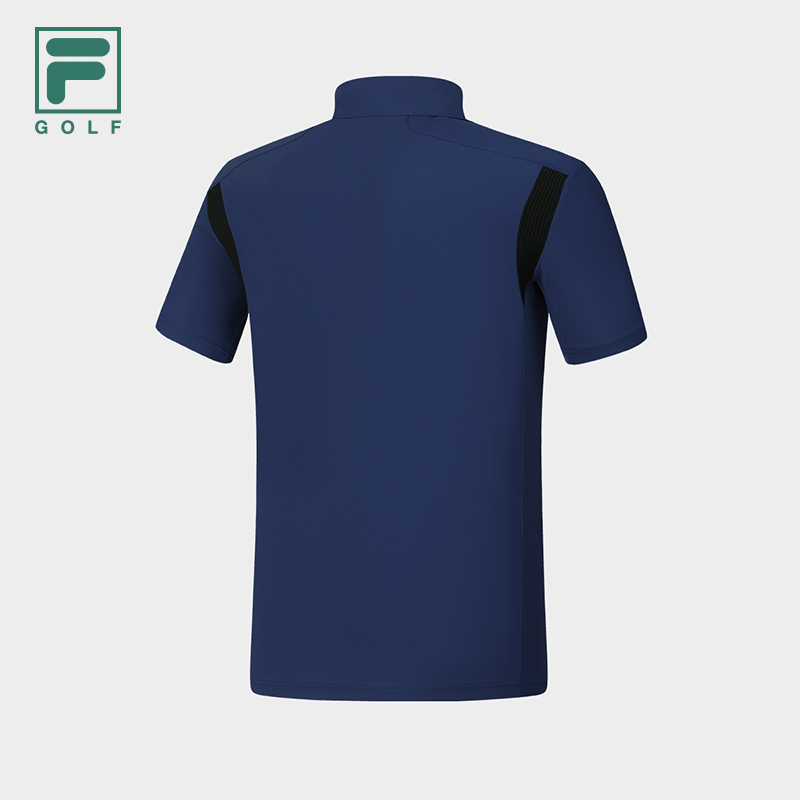 FILA CORE ATHLETICS GOLF Men Short Sleeve Polo in Blue
