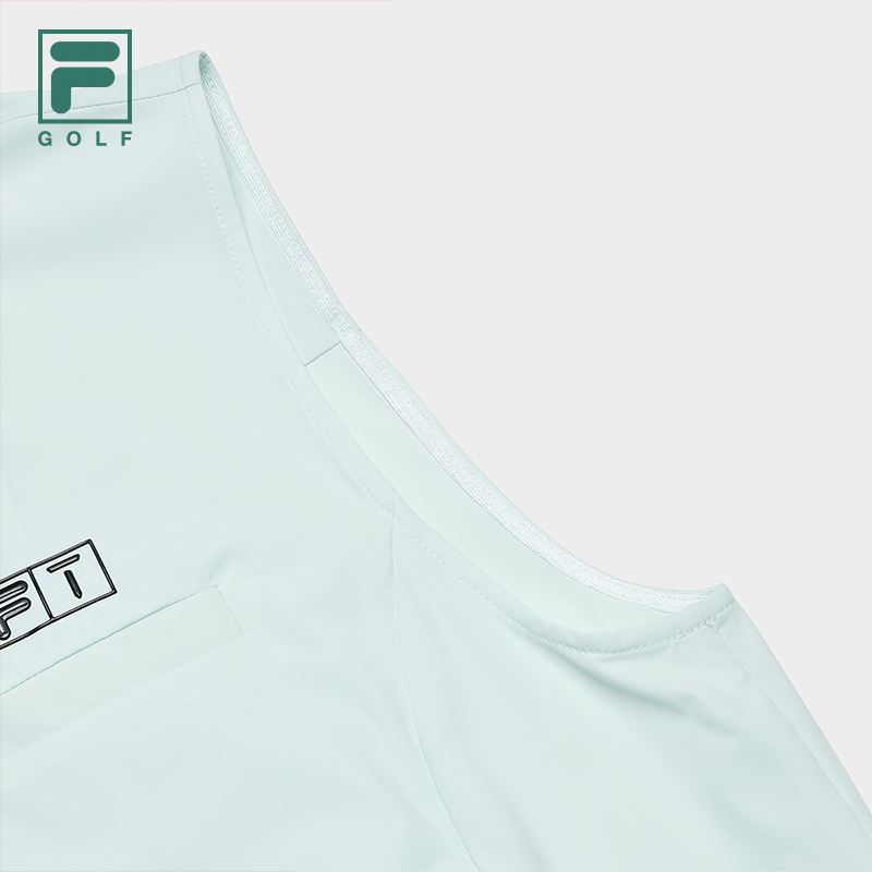 FILA CORE ATHLETICS GOLF Womens Woven Vest in Light Green