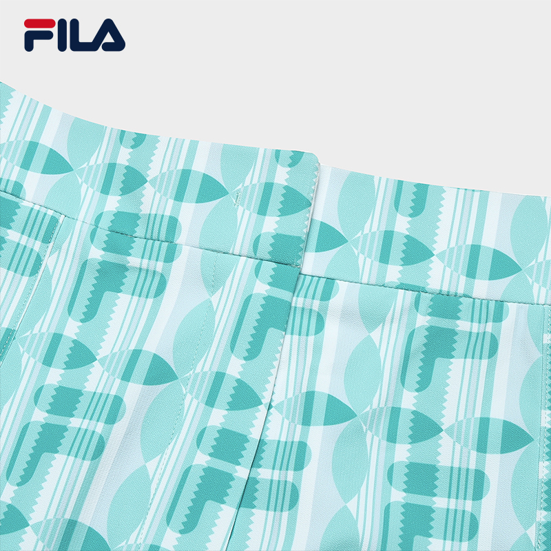FILA CORE WHITE LINE EMERALD Women Woven Shorts in Full Print