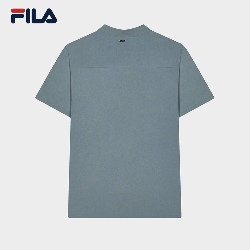 FILA CORE WHITE LINE BLUE Men Short Sleeve T-shirt in Green