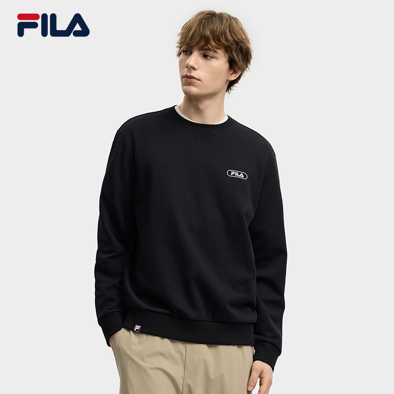 FILA CORE LIFESTYLE FILA ORIGINALE Men Sweatshirt (Black/Ash)