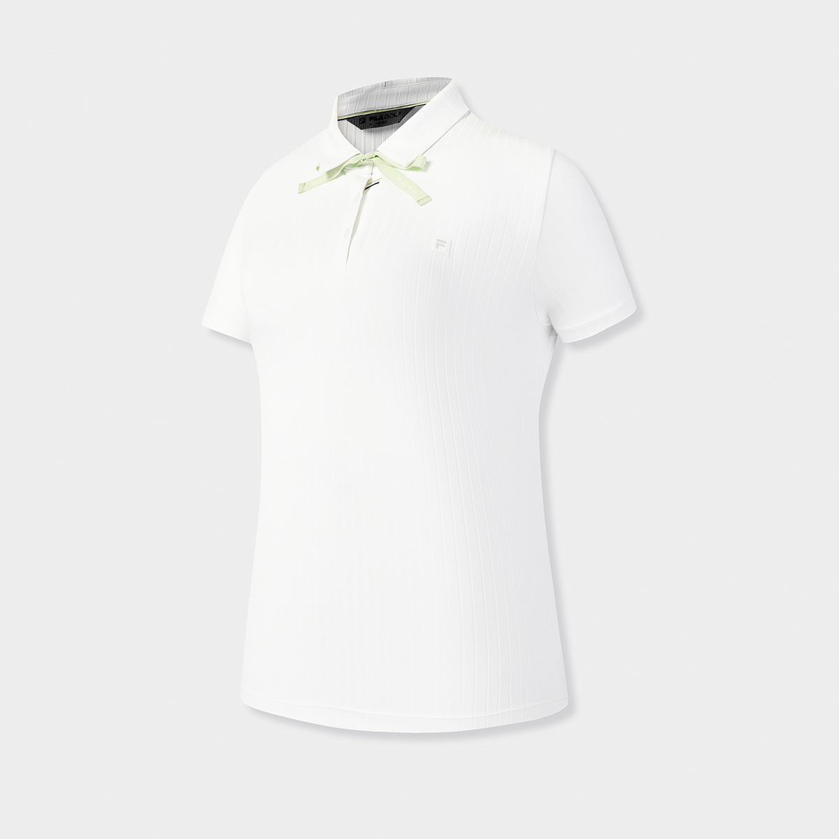 FILA WOMEN'S GOLF Knitted Short Sleeve Polo Shirt
