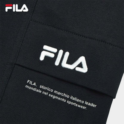 FILA CORE WHITE LINE Men Knit Pants in Black