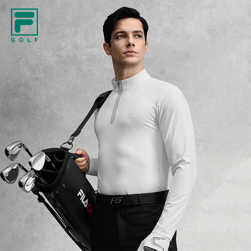 FILA CORE ATHLETICS GOLF BTB Elegant Duality Men Long Sleeve Polo