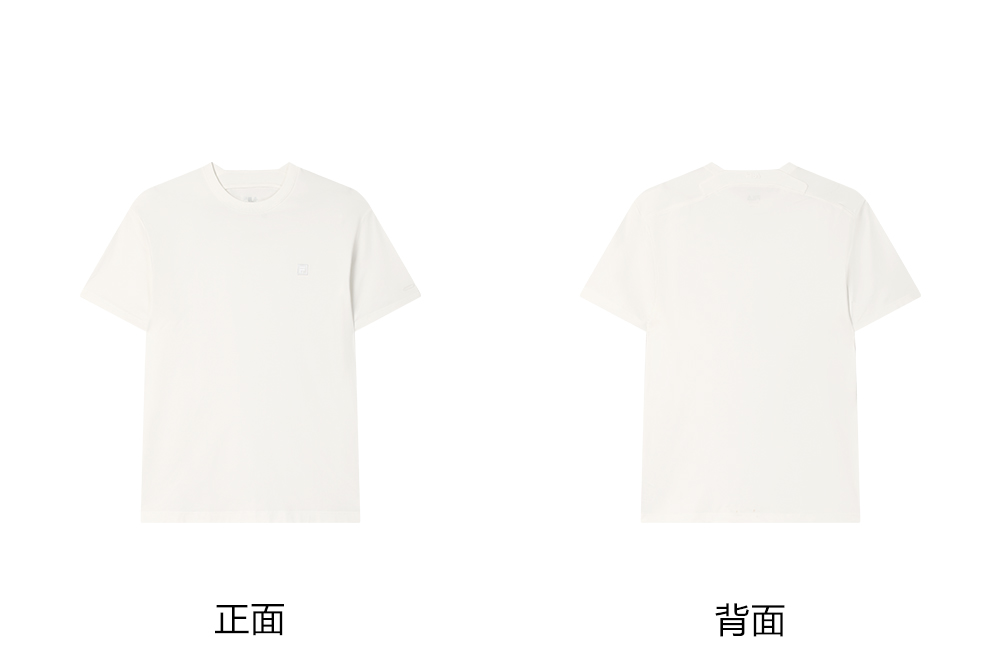 FILA CORE LIFESTYLE MILANO LUXURY CAFFE / FLAT WHITE Men Short Sleeves T-Shirt (Black / White)