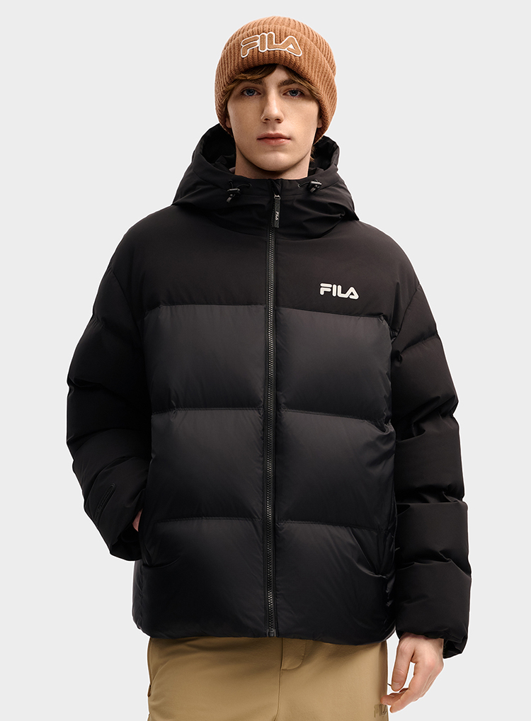 FILA CORE FILA ORIGINALE Men Down Jacket（Black)