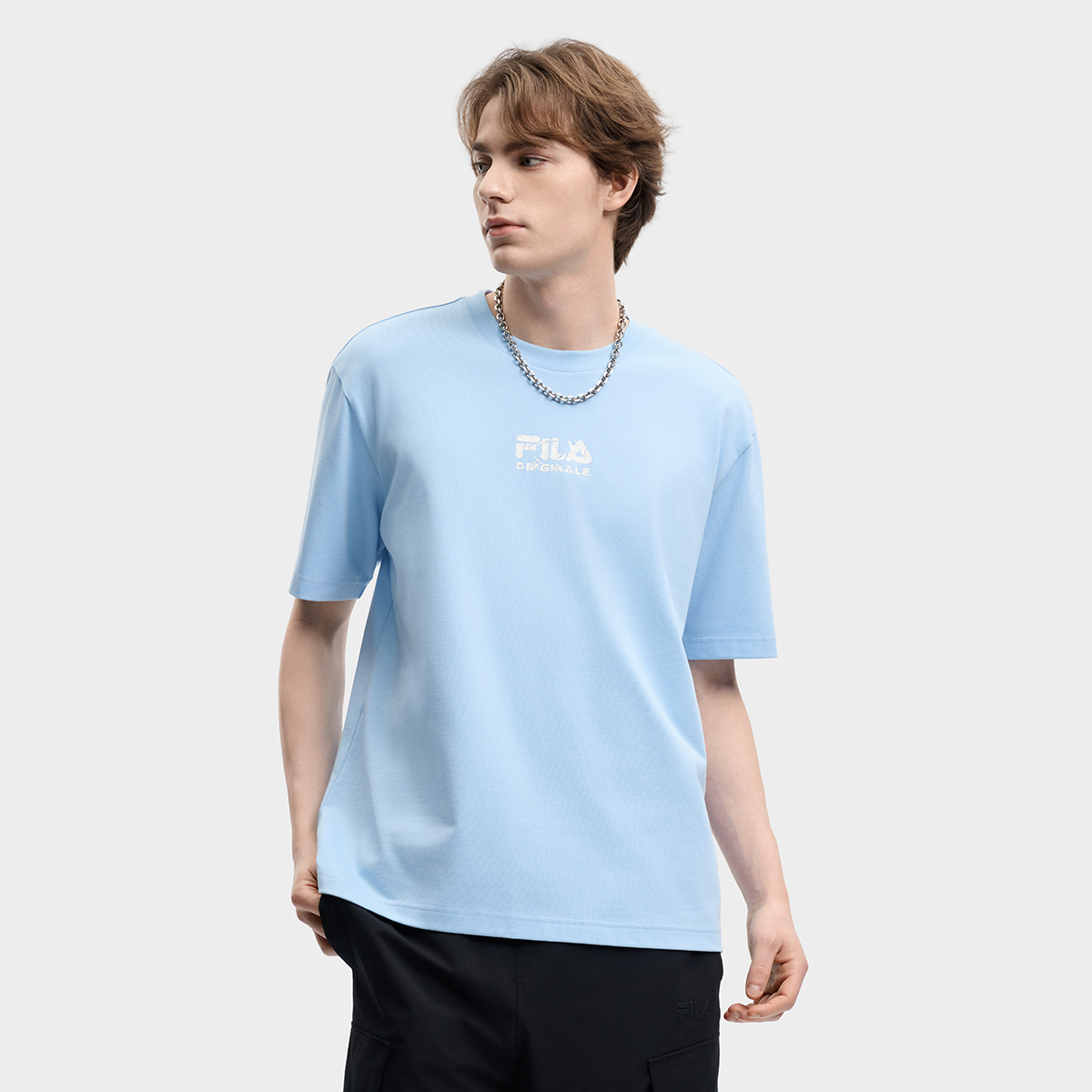 FILA MEN'S ORIGINALE Knitted Short Sleeve Top