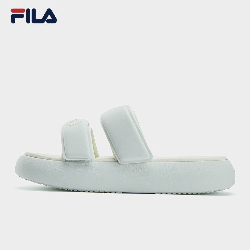 FILA CORE DONUT FASHION MODERNO Women's Slippers (Multi-Colors Available: White/Cream-White/Green)