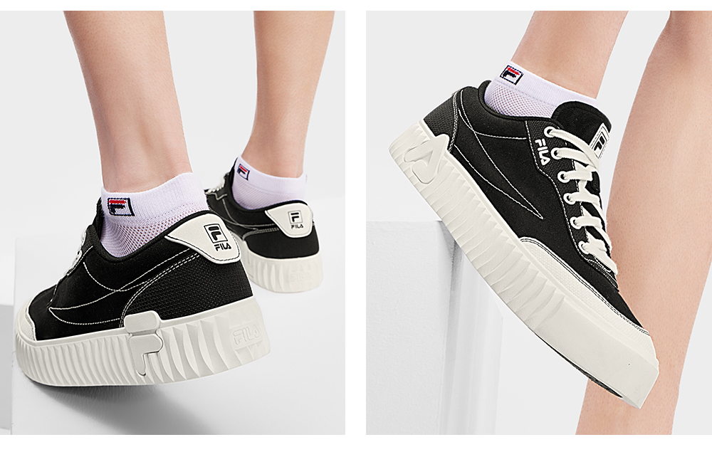 FILA CORE FASHION ORIGINALE Men Canvas Shoes (Black / White)