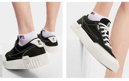 FILA CORE FASHION ORIGINALE Men Canvas Shoes (Black / White)