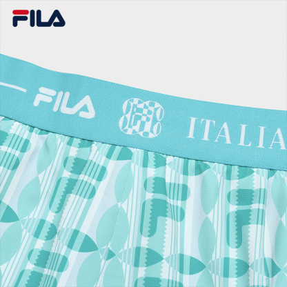 FILA CORE WHITE LINE EMERALD Women Woven Shorts in Full Print
