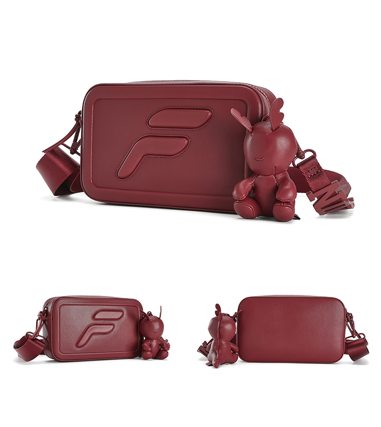 FILA FUSION INLINE CLASSICS Unisex Crossbody Bag in Black