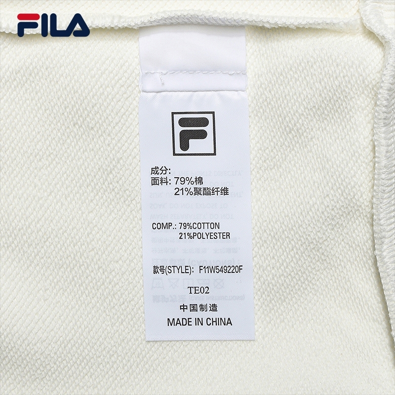FILA CORE LIFESTYLE FILA ORIGINALE Women Long Sleeve Top (Ash/white)