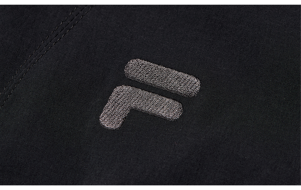 FILA FUSION INLINE X WORKWEAR STREET DOLPHIN Women Woven Top (Black)