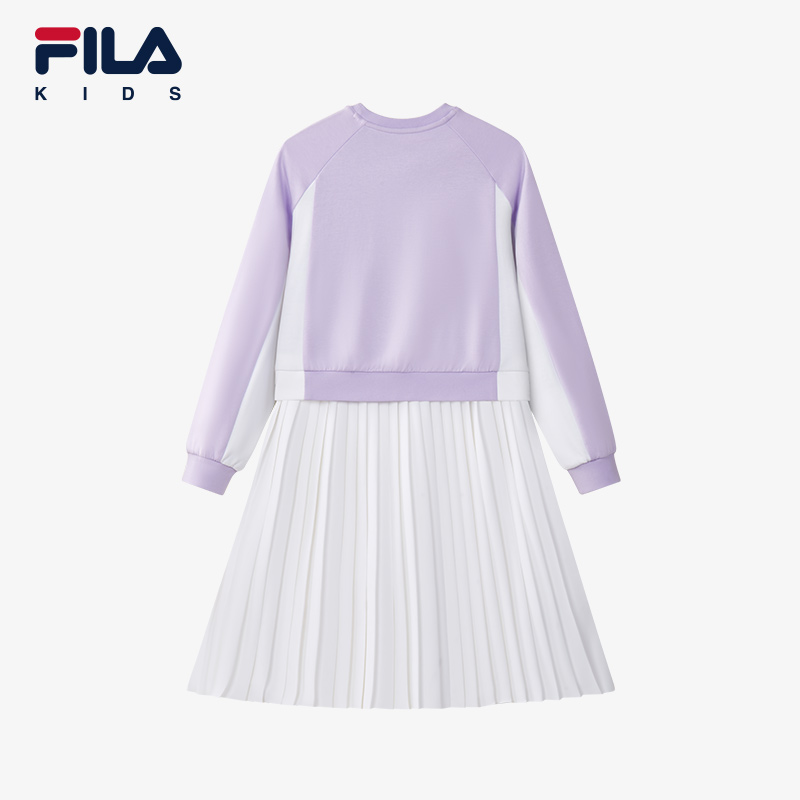 130-165cm) FILA KIDS WHITE LINE casual lifestyle Girls Dress in