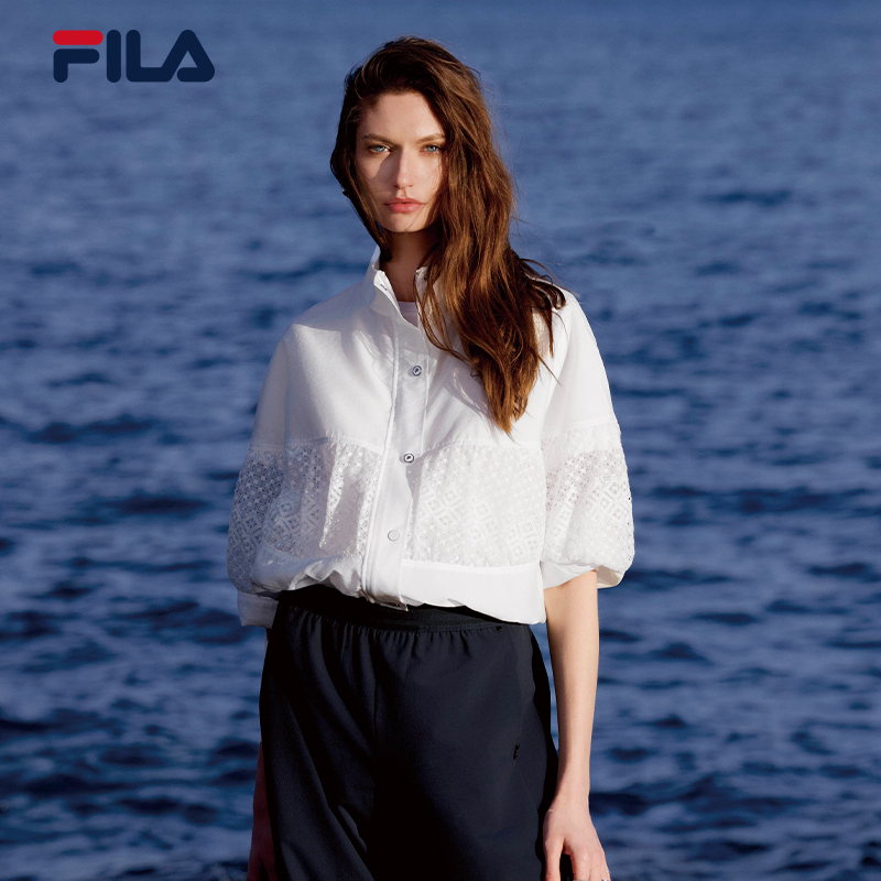 FILA CORE LIFESTYLE EMERALD SUMMER BREEZE Women Woven Jacket