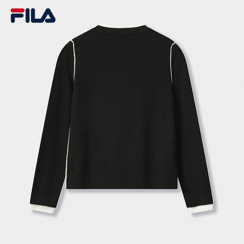 FILA CORE LIFESTYLE WHITE Women Knit Sweater