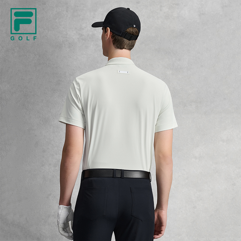 FILA MEN'S GOLF Knitted Short Sleeve Polo Shirt