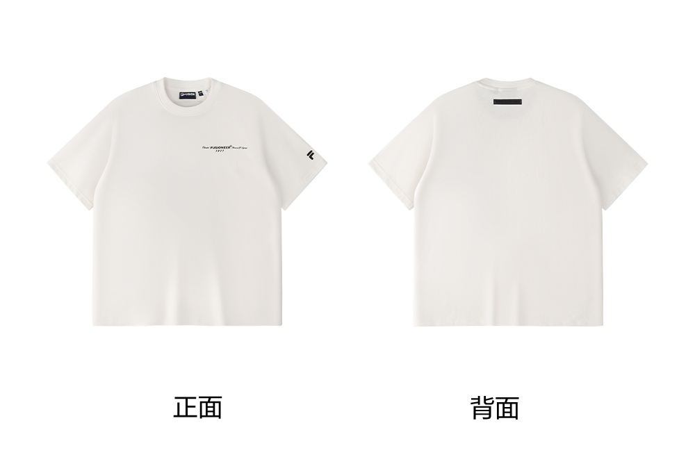 FILA FUSION INLINE FUSION LIFE FUSIONEER IVORY OASIS Men Short Sleeves T-Shirt (Black / Brown / White)