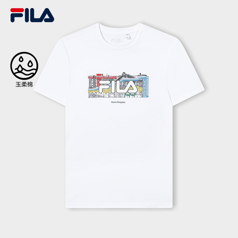 FILA CORE LIFESTYLE HERITAGE Men Short Sleeve T-shirt (Black
