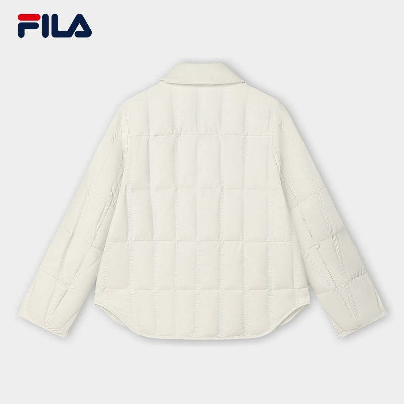 FILA CORE LIFESTYLE WHITE ORTISEI Women Down Jacket (Ash