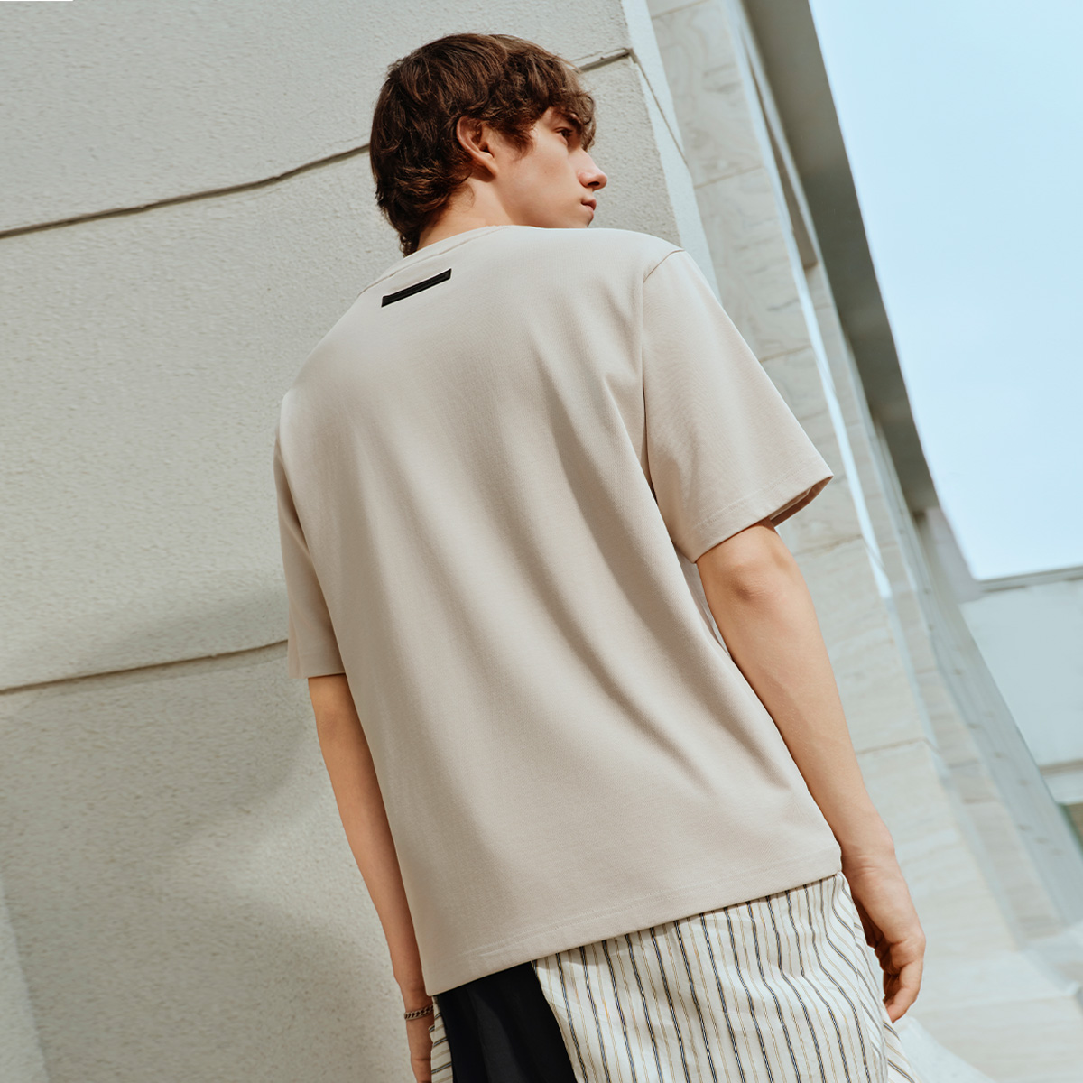 FILA FUSION INLINE Men Knitted Short Sleeve Top