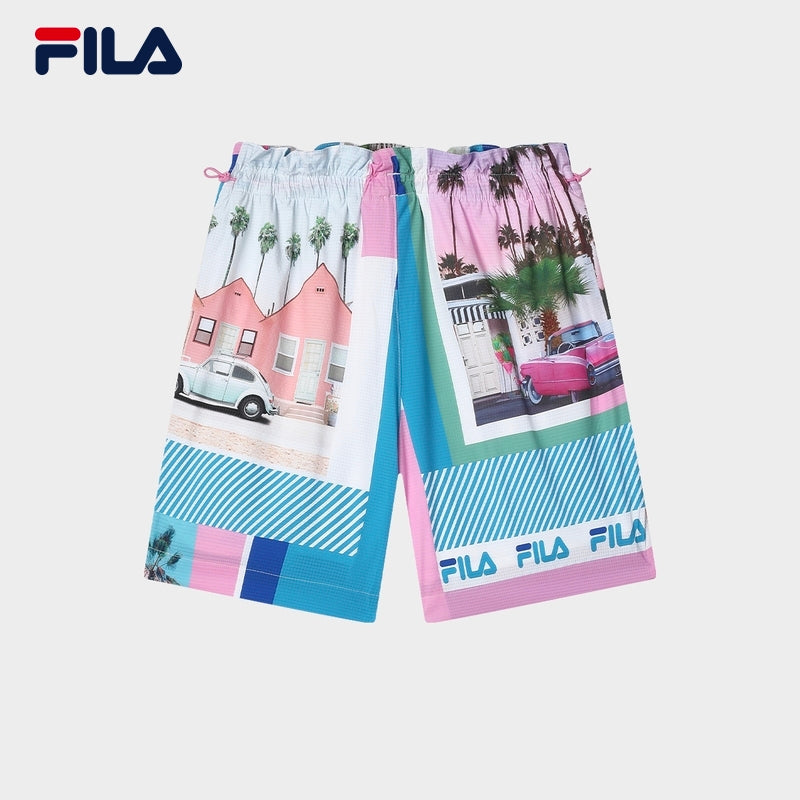 FILA CORE WHITE LINE HERITAGE Women Woven Shorts in Full Print
