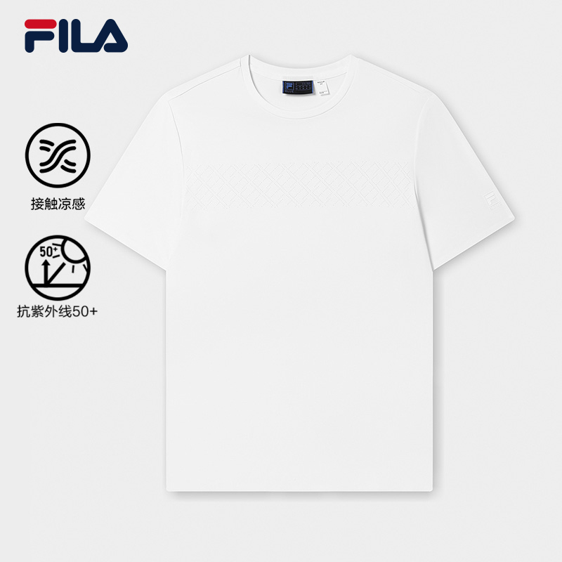 FILA CORE LIFESTYLE BLUE CITY WALKER Men Short Sleeve T-shirt (Black / White)