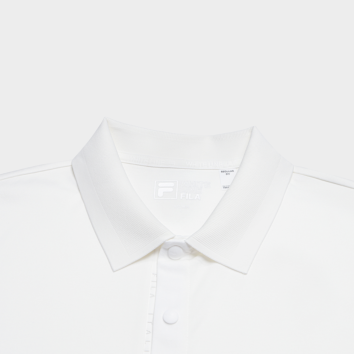 FILA Men Knitted Short Sleeve Polo Shirt