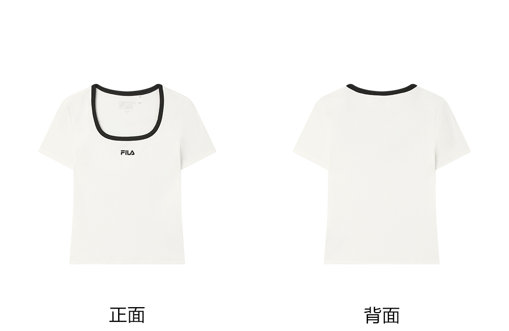 FILA CORE LIFESTYLE ORIGINALE SUMMER QUEST Women Short Sleeves T-Shirt (White / Green)