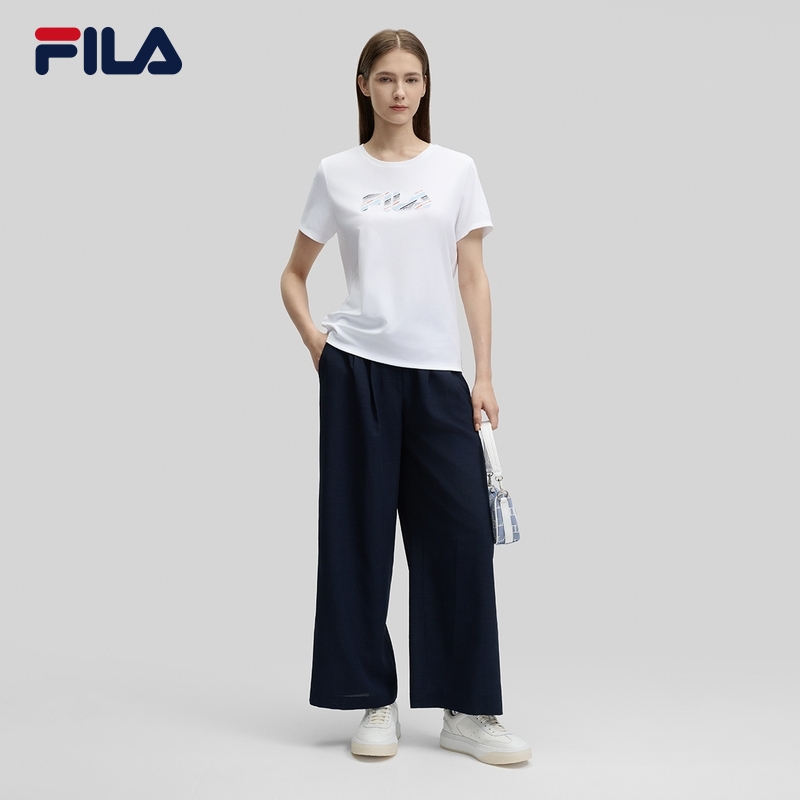 FILA CORE LIFESTYLE FILA EMERALD Women Woven Pants (Navy)
