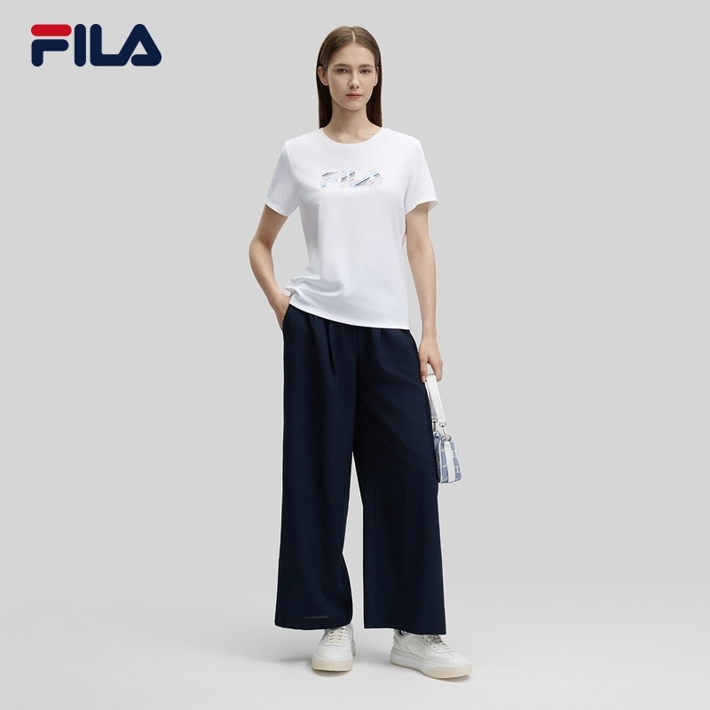 FILA CORE LIFESTYLE FILA EMERALD Women Woven Pants (Navy)