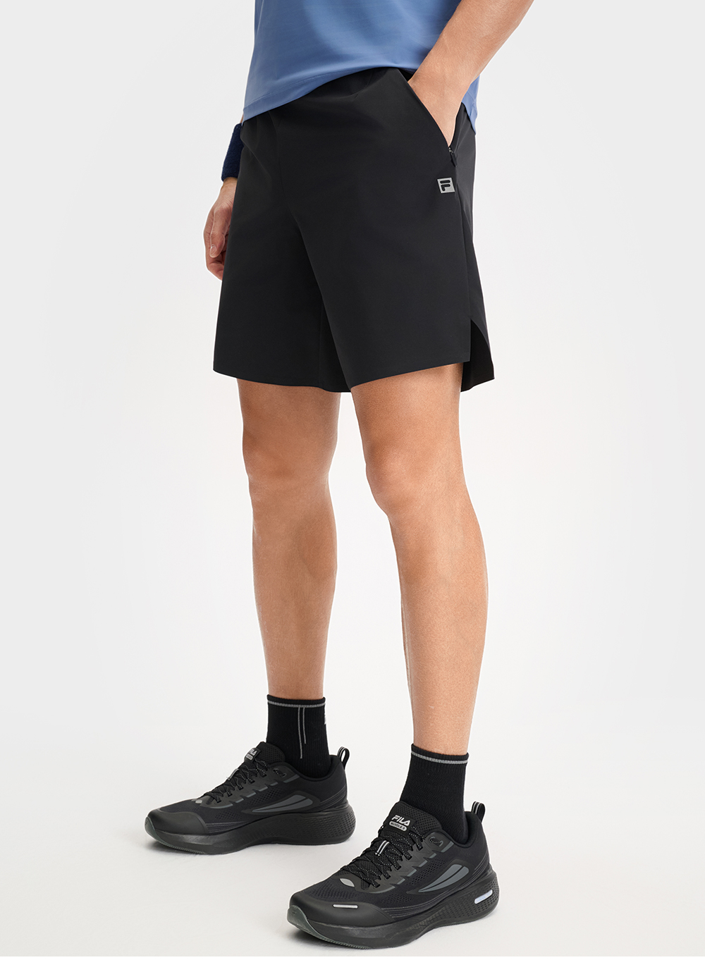 FILA CORE ATHLETICS FITNESS MEN ARTE ELEGANTE Men Woven Pants (Black)