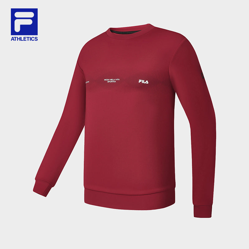 FILA CORE BLACK ATHLETICS FITNESS Men's Pullover Sweater