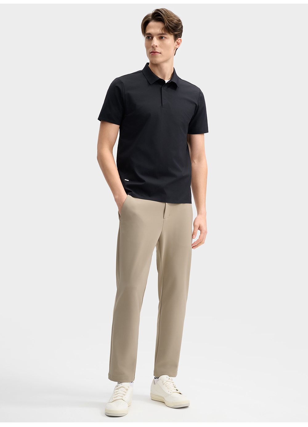 FILA CORE LIFESTYLE BLUE ART BRERA Men Polo T-shirt (Black)