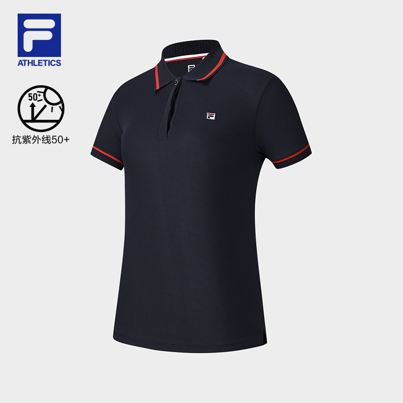 FILA CORE ATHLETICS TENNIS BOUNCY COURT Women Short Sleeve Polo