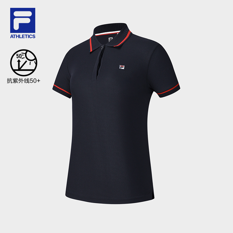 FILA CORE ATHLETICS TENNIS BOUNCY COURT Women Short Sleeve Polo