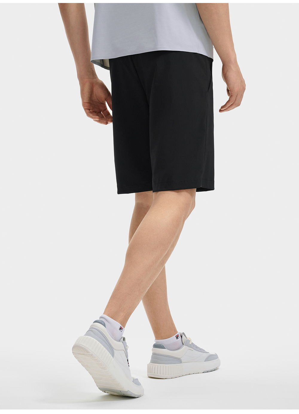 FILA CORE LIFESTYLE BLUE Men Woven Shorts (Black)