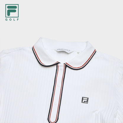 FILA CORE ATHLETICS GOLF Women's Long Sleeve Polo in White