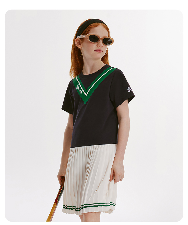 (130 - 165cm) FILA KIDS ORIGINALE Girl's Dress in Navy