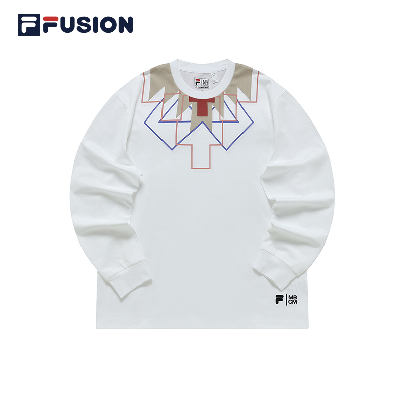 FILA FUSION Unisex Cross Over FILA x Marcelo Burlon Short Sleeve Tee