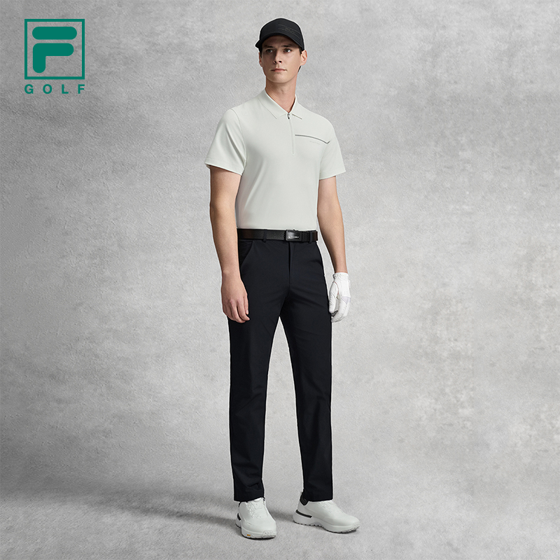 FILA MEN'S GOLF Knitted Short Sleeve Polo Shirt