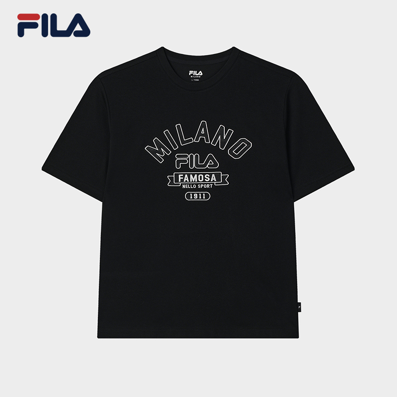 FILA CORE LIFESTYLE MILANO ART OF BRERA Men Short Sleeve T-shirt (Black / Light Blue / Grey / White)