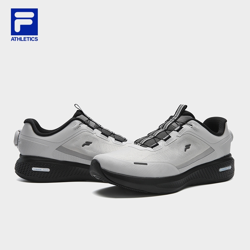 FILA CORE ATHLETICS SPORT PERFORMANCE FILA BOA NUVOLE 3+ RUN Men Road Running Shoes(Black/Grey)