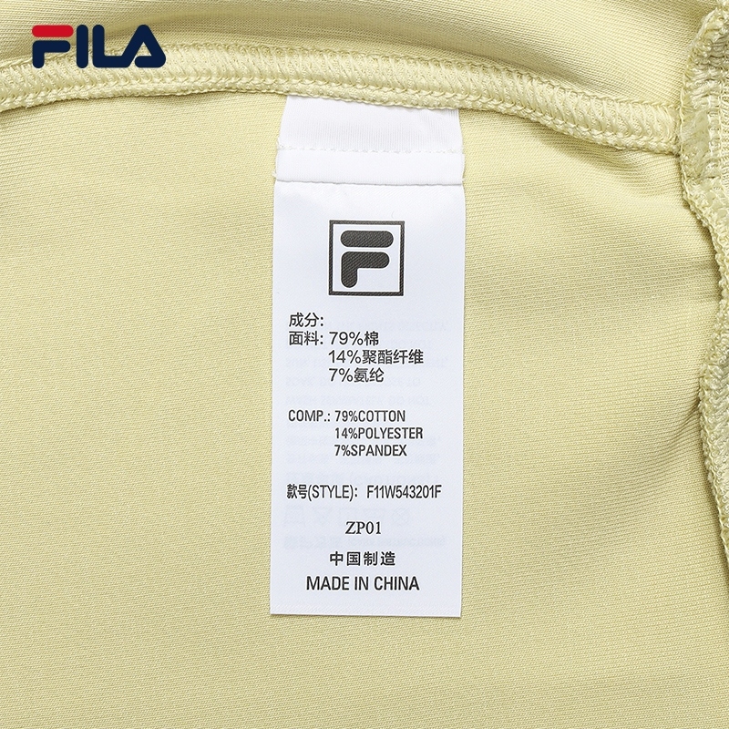 FILA CORE LIFESTYLE WHITE Women Long Sleeve Top